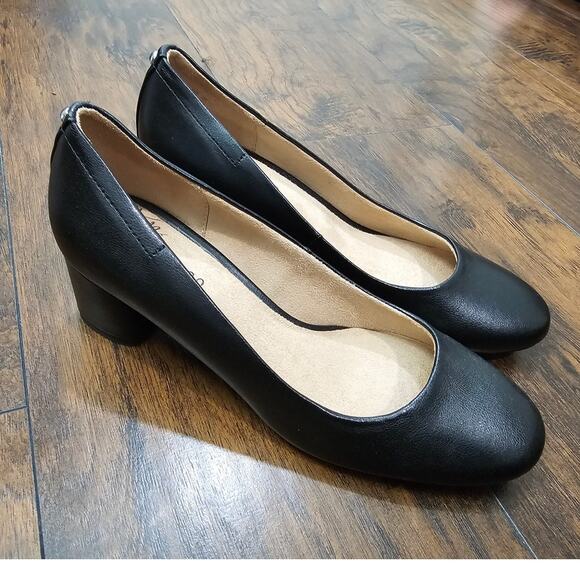 NEW Velocity heels shoes Black SIZE 8 - Picture 3 of 3
